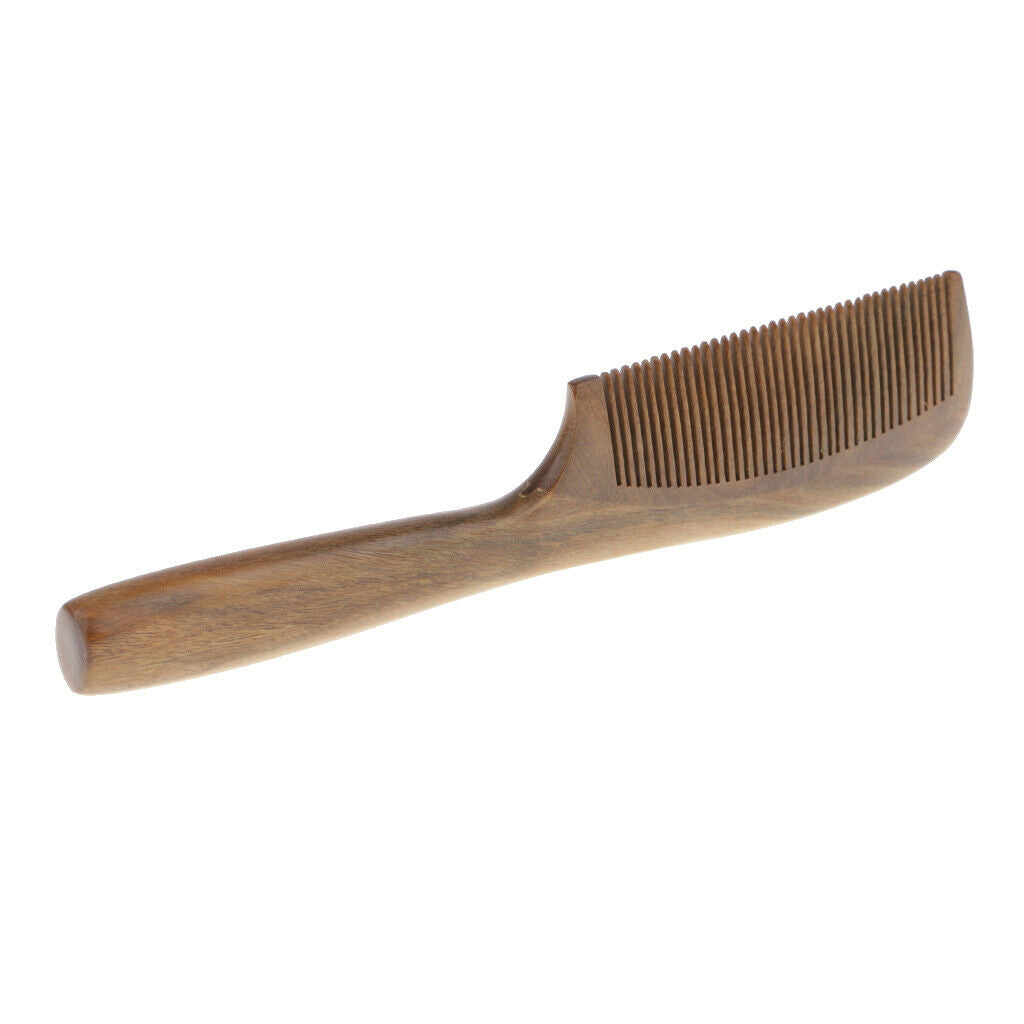 Handmade natural sandalwood wooden hair comb wood no