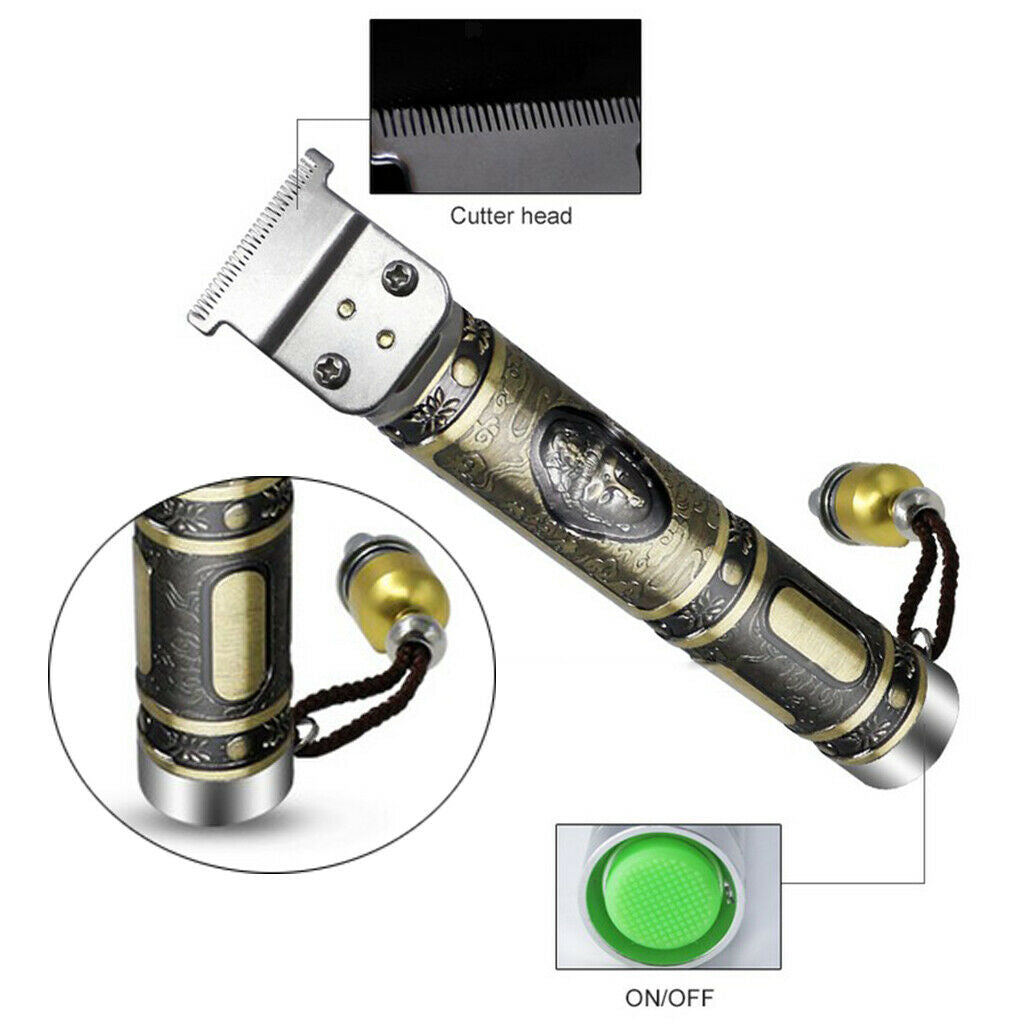 Electric USB Trimmer Boys Men's Clipper and Kid Cape T Outliner Rechargeable