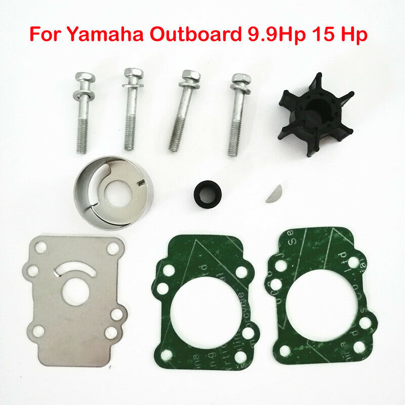Water Pump Impeller Kit For Yamaha 9.9hp 15hp 1984-1995 682-W0078-A1 18-3148