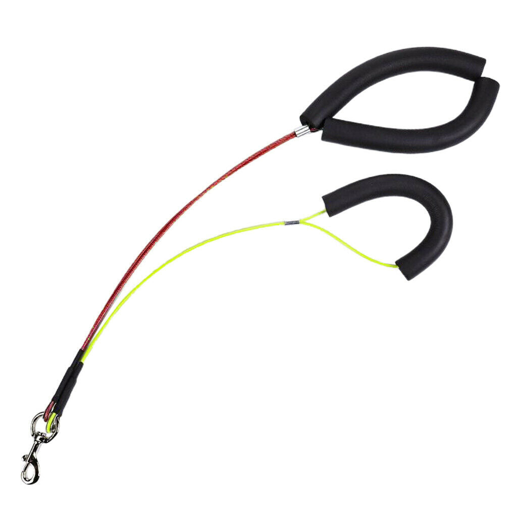 Durable Pet Grooming Stainless Steel Table Support Wire Sling Yellow+Red