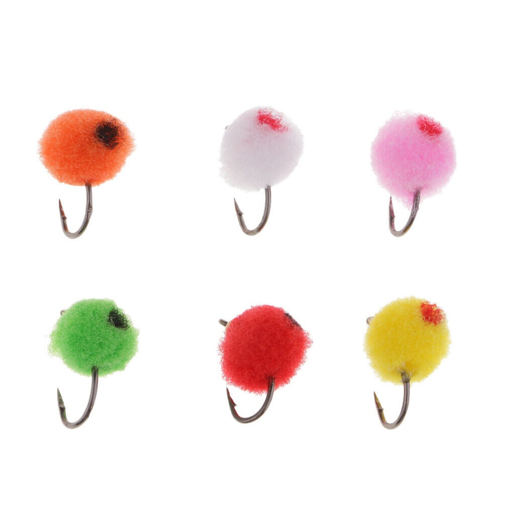 36pcs Fly Fishing Flies Glo Bug Egg Patterns Fly Fishing Lures