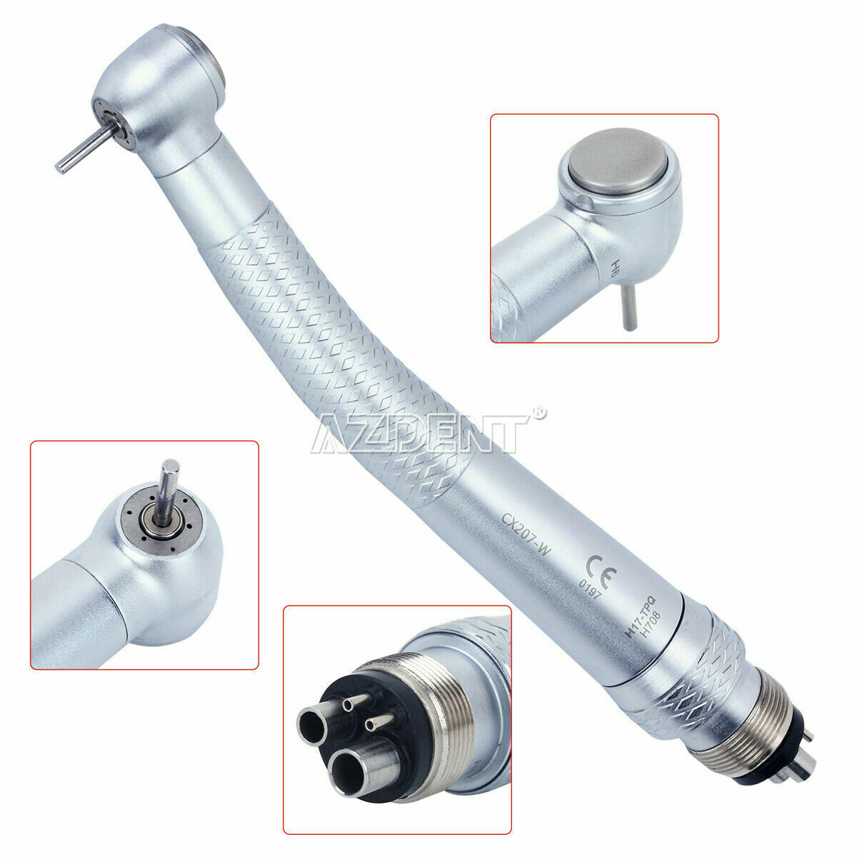 Dental High Speed Handpiece Push Button Quick Coupling W&H style Coupler 4H