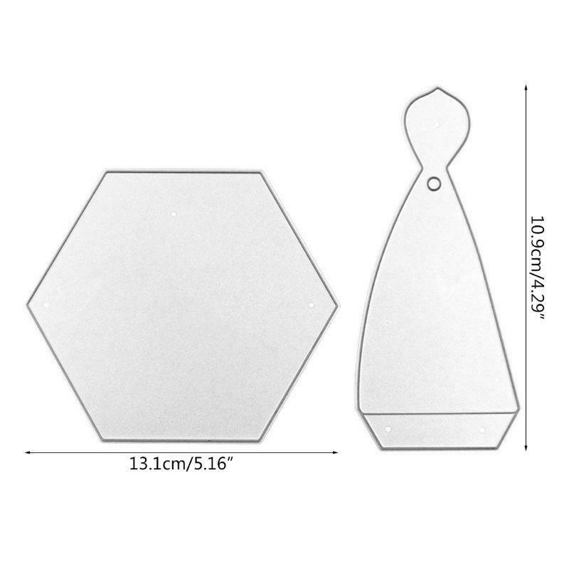 Conical Candy Box Metal Cutting Dies Stencil Scrapbooking DIY Album Stamp Paper