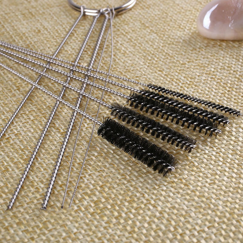 Carburetor Carbon Dirt Jet Remove 10 Cleaning Needles+5 Brushes Tool For Yamaha