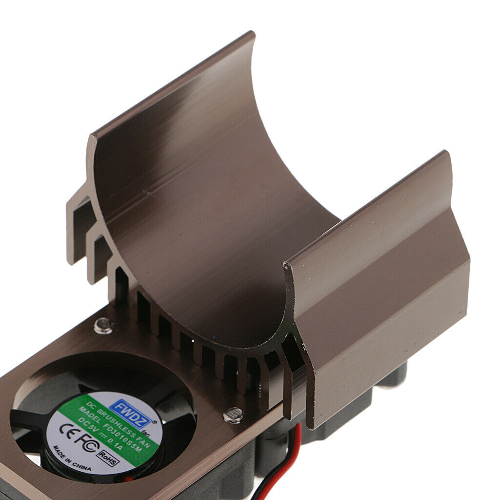 2x Brushed Brushless Motor Heatsink Radiator and Cooling Fan for 550 540
