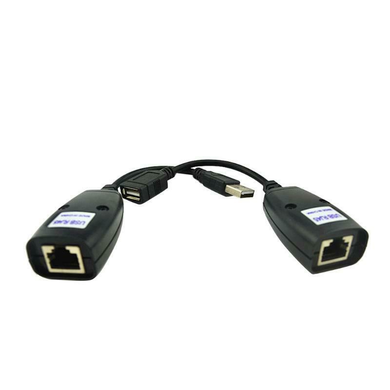 USB2.0 to Rj45 Ethernet Wire Extension Adapter Signal Extender Amplifier