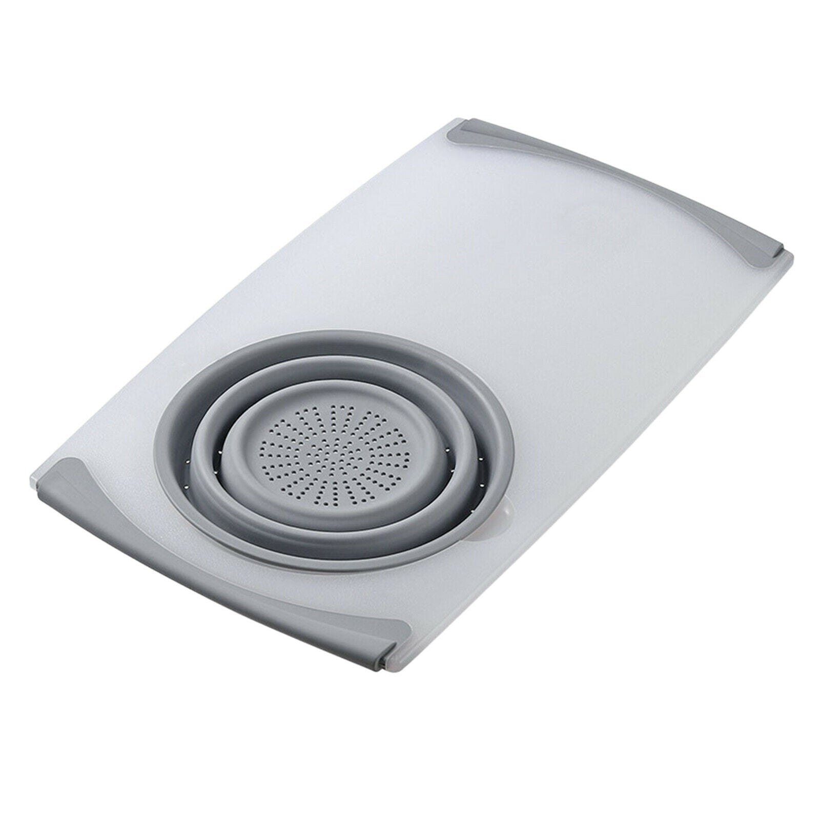 Innovative Cutting Board Collapsible Drain Basket Non-slip Kitchen Gadget