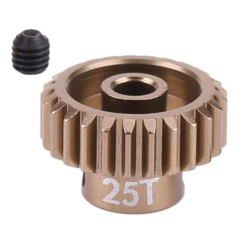 14.2mm Pinion Gear for RC 1:10 Brushed Brushless Motor Upgrade Kits (48P 25T)