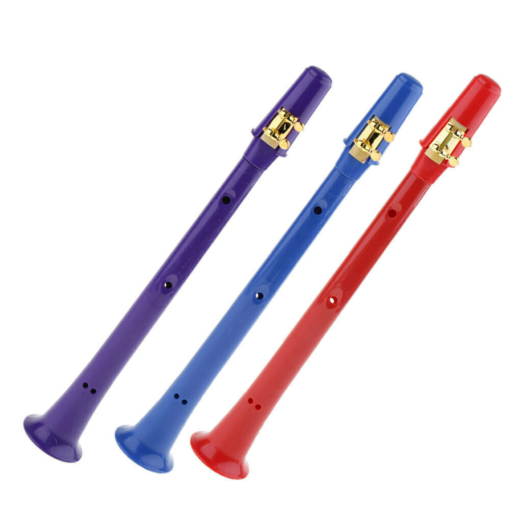 1 Piece Pocket Simple Mini Saxophone Clarinet Black Tube Instrument Purple