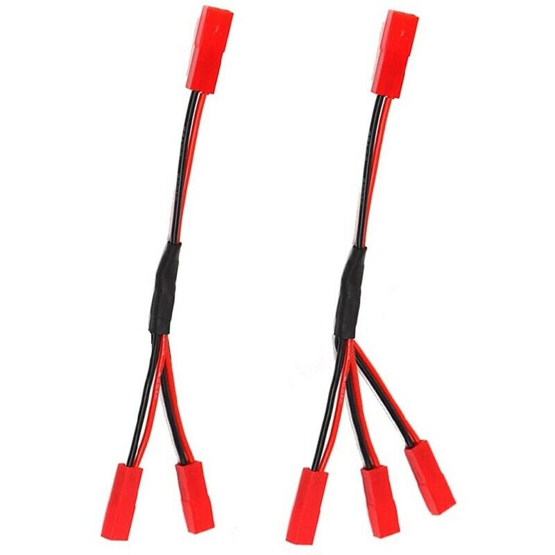 2X(JST Plug Splitter,JST Male Female Y Cable,JST Parallel Splitter Harness M3D1)