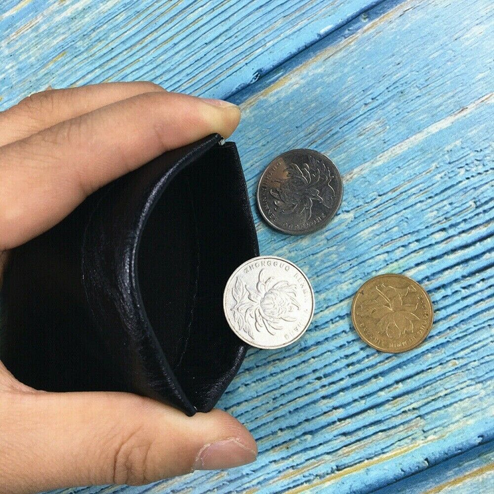 Women Men Coin Purse Small Short Wallet Bag Money Change Key Credit Card Holder~