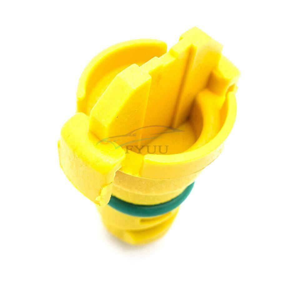 2x Yellow Plastic Engine Oil Drain Plugs For Ford F150 F-150 Mustang Expedition