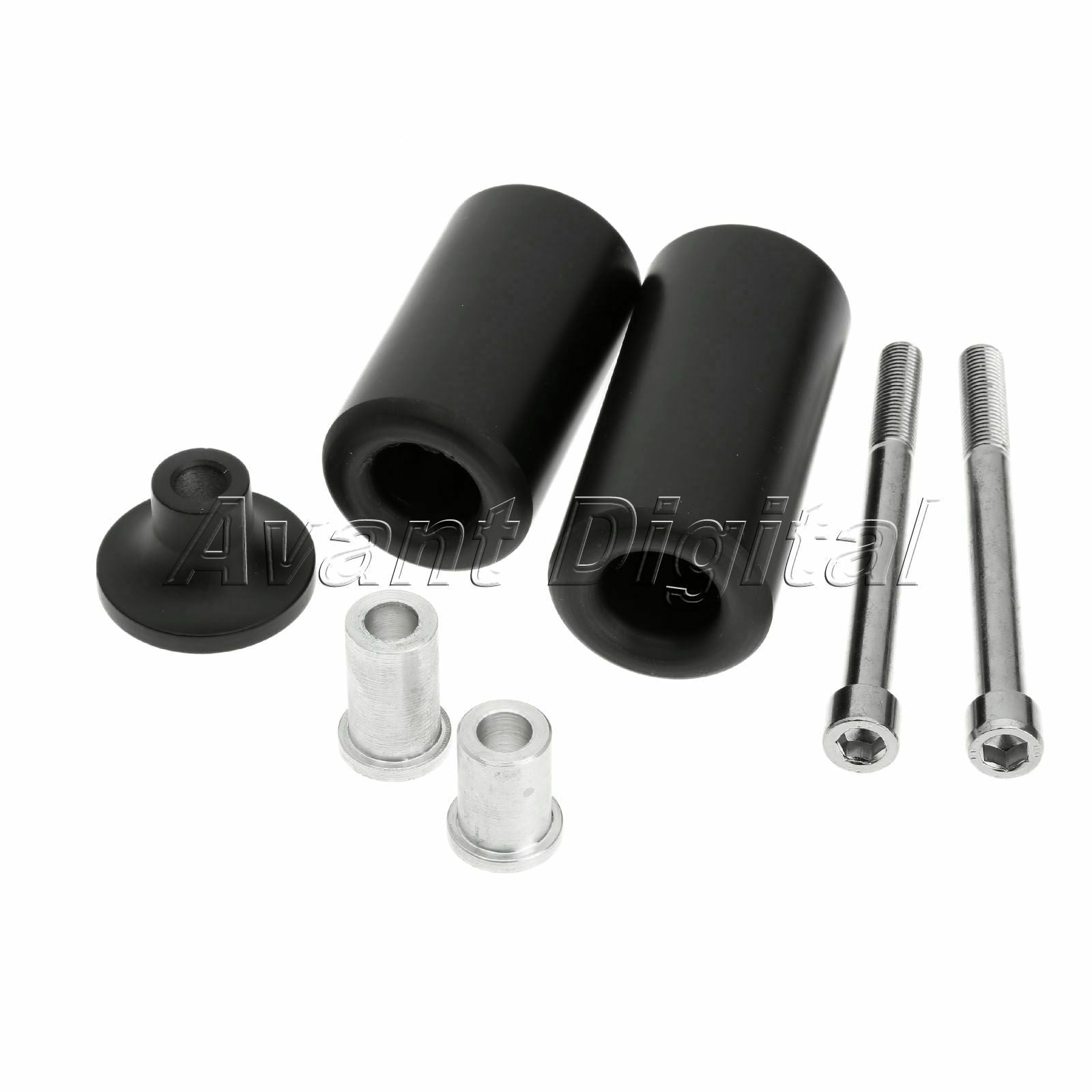 Motorcycle Black Frame Sliders Crash Protector For Kawasaki ZX6R ZX6RR 03 04 02