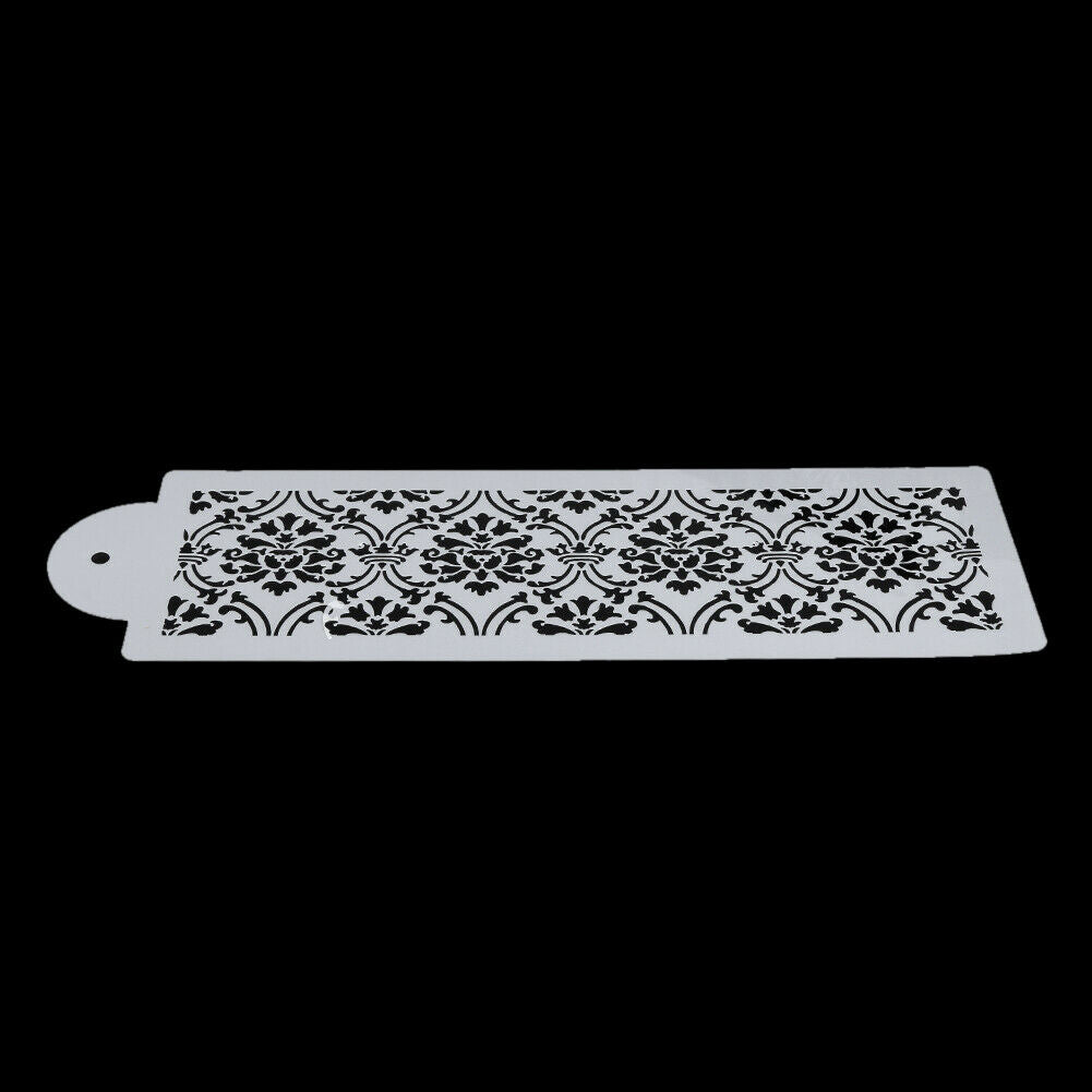 1pc Template Mold Baking Tool Lace Cake Cupcake Cookie Stencil Decor @