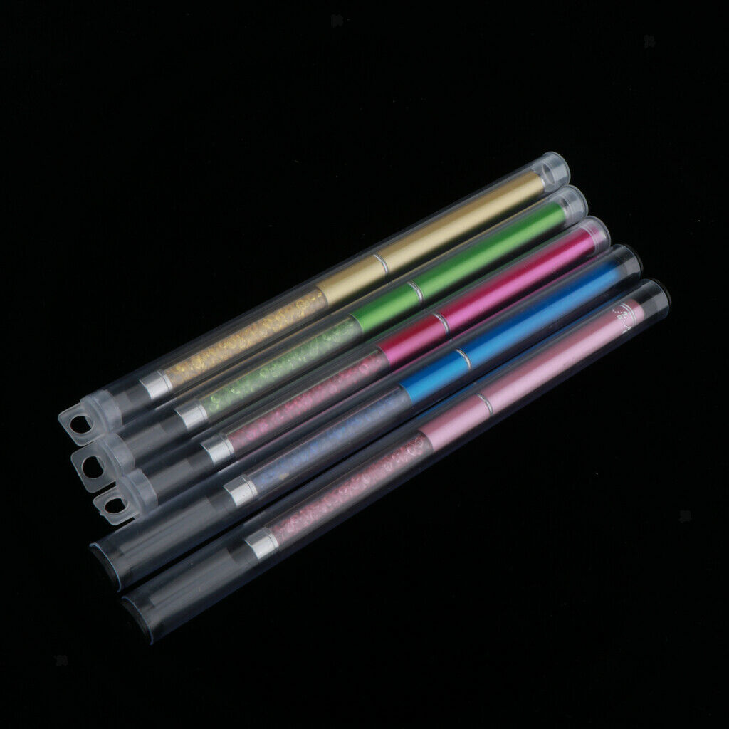 5tlg. Eyelash Brush Set Eyelash Extension Make Up Mascara Brush (Rhinestone