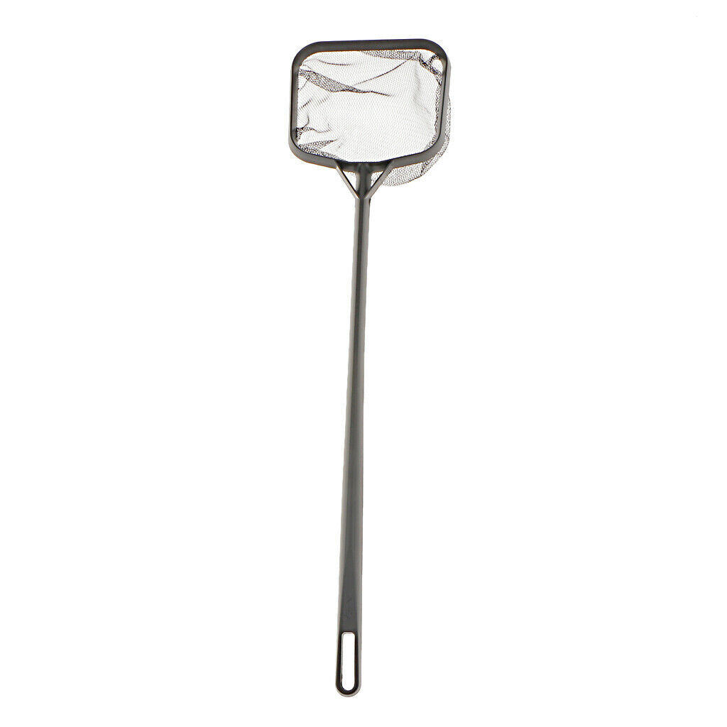 2 Pcs ABS Plastic Fish Shrimp Landing Net for Fish Tank Aquarium Square S+M