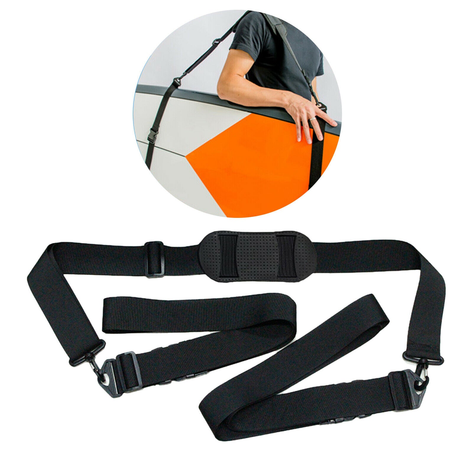 Universal Surfboard Shoulder Carry Sling Kayak Strap Surf Board Carrier Pads