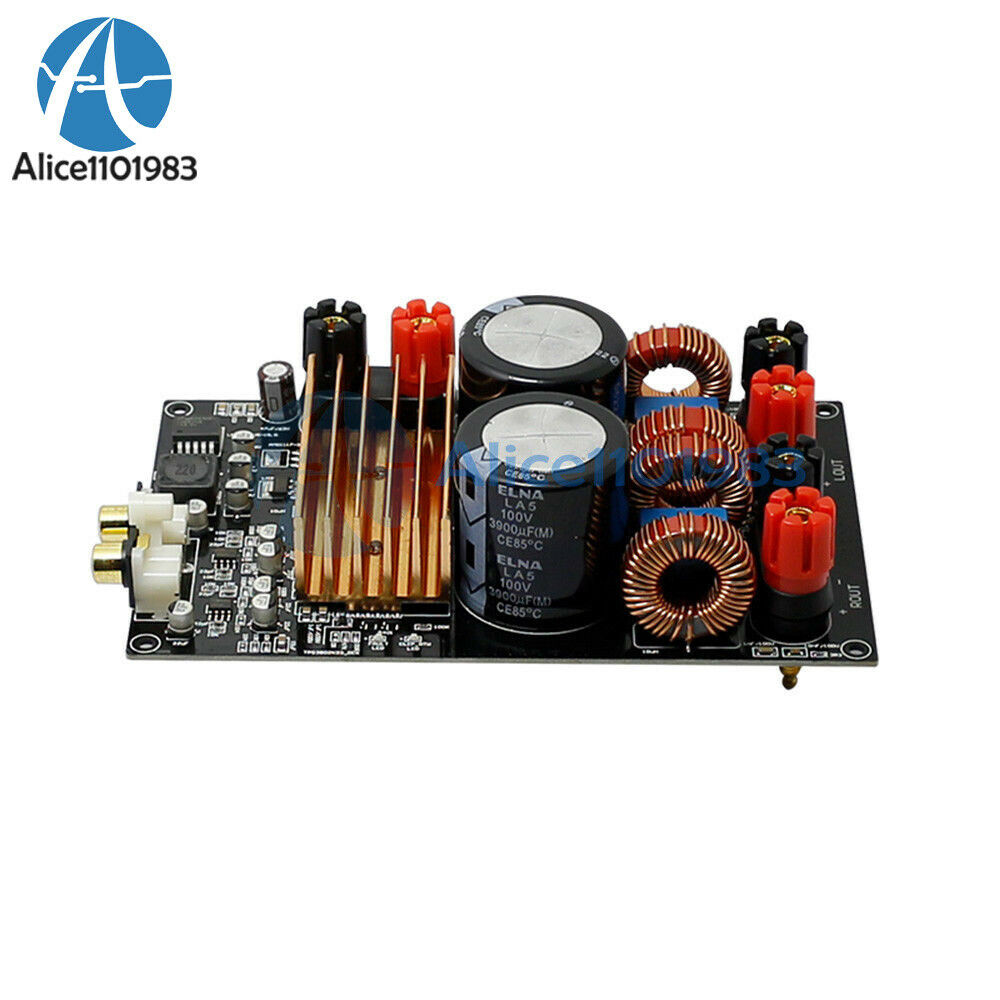 300W + 300W TPA3255 DC48V 3900UF/100V*2 Class D Audio Digital Amplifier Board