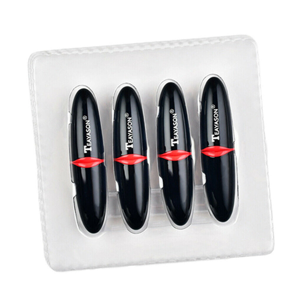 4 Pieces Women Non-stick Cup Lipsticks Set Long Lasting Lip Sticks Balm 01