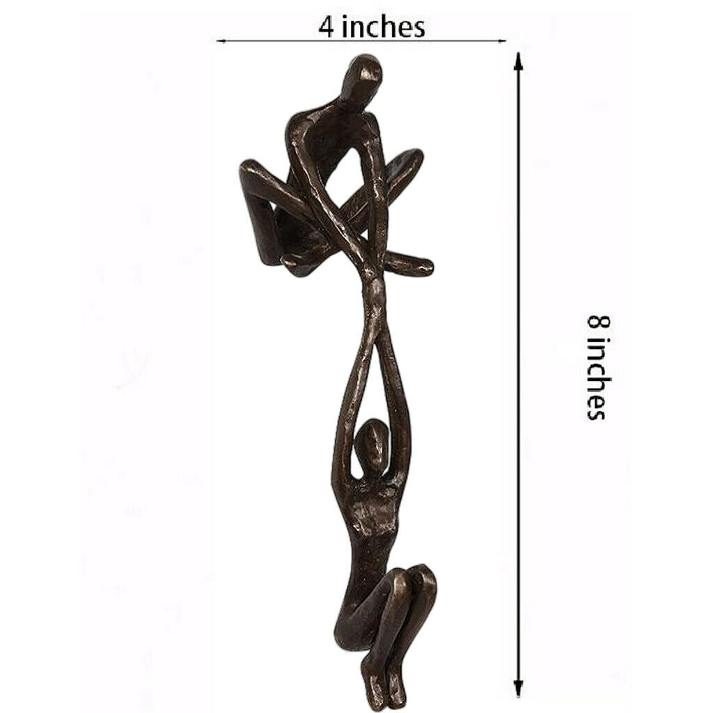 People Art Sculpture Decorative Statue Photo Props Cabinet Desktop Artwork