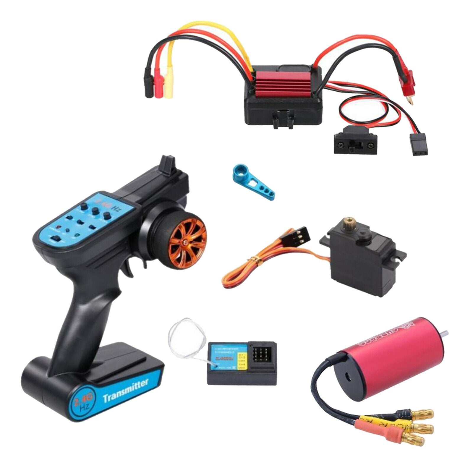 RC Car Receiver 2.4G Remote Controller Servo Rocker for WLtoys A959 A979