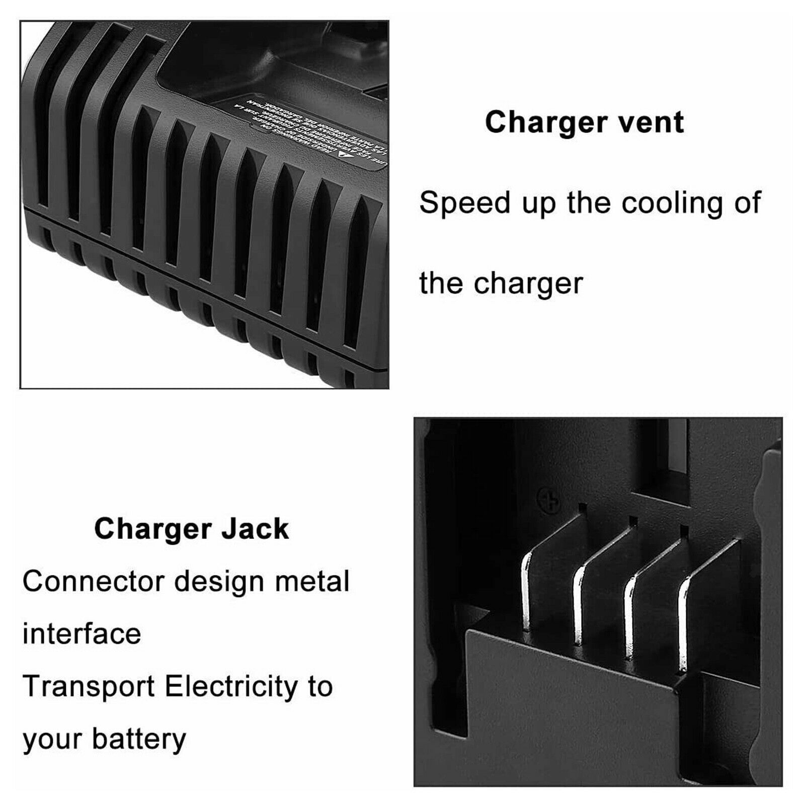 20V Lithium Battery Charger 10.8-20V Fit for Black and Decker PCC685L PCC640