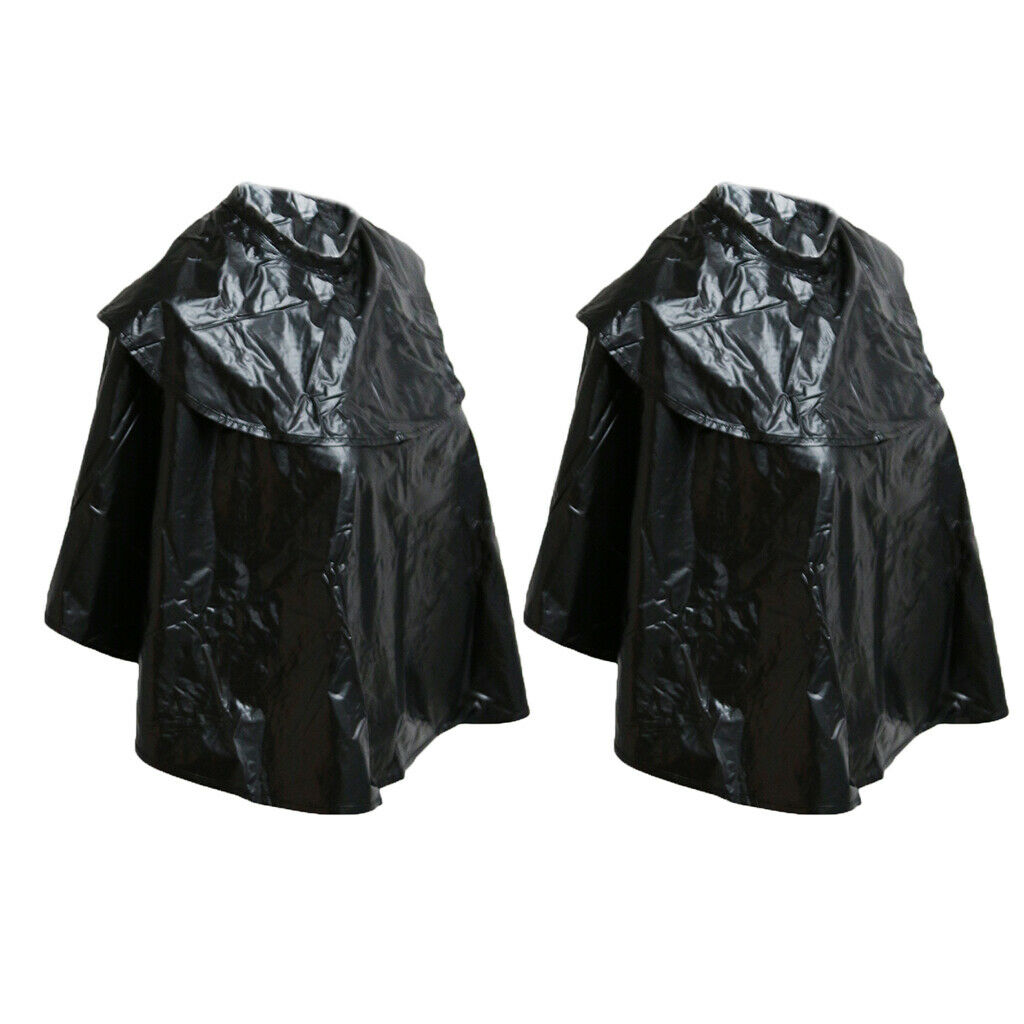 2 Pieces Hair Cutting Cape Barber Shop Capes Gowns Wrap Protect Cloth Apron