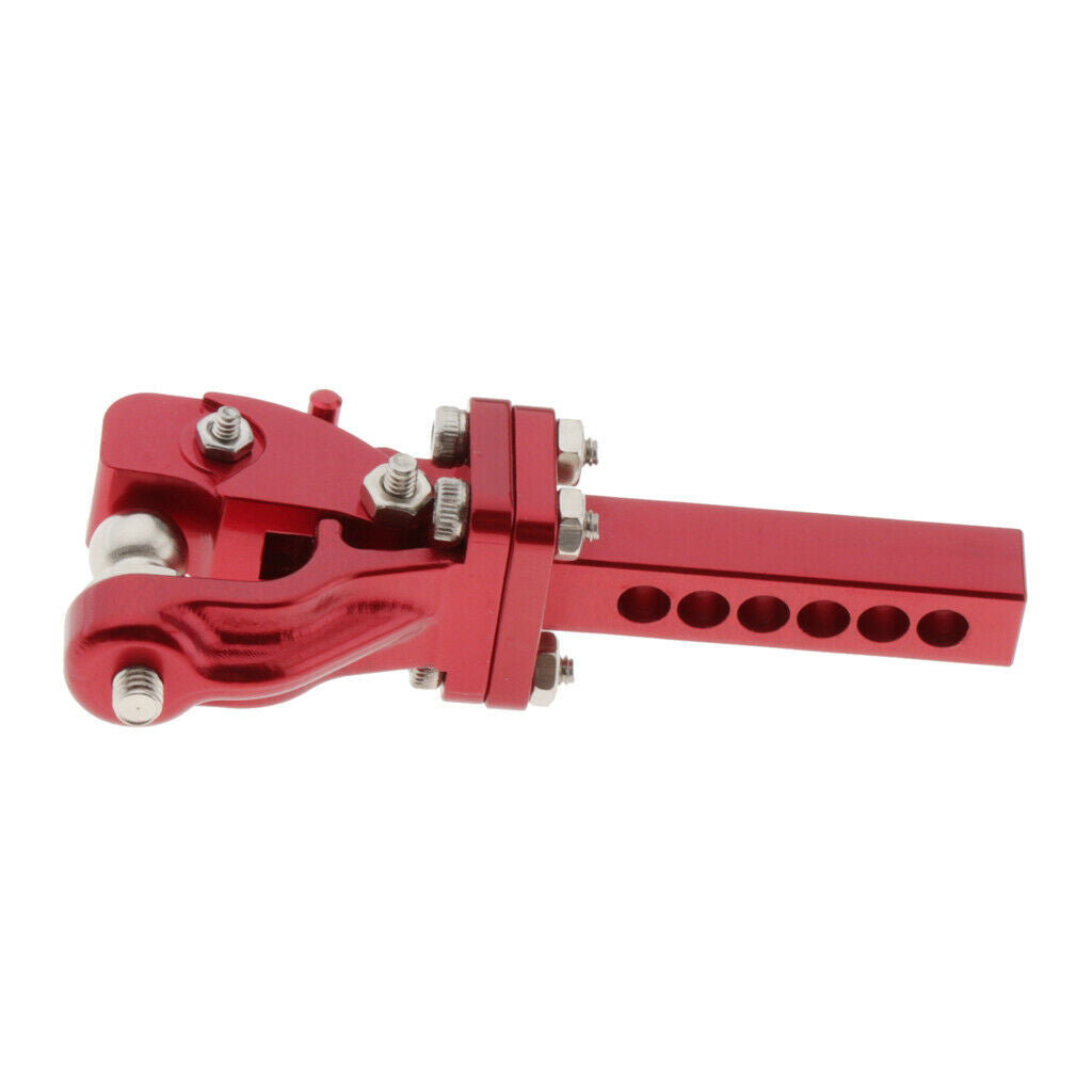 Metal Red RC Car Drop Hitch Receiver for 1/10 Axial SCX10 90046 Replacements