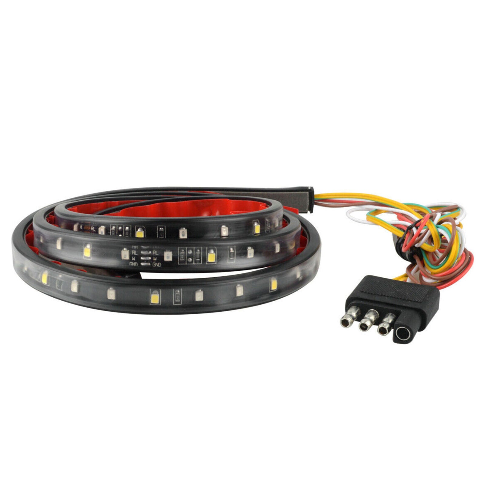 49" Truck Tailgate Red White Light Bar LED Strip Reverse Brake Turn Signal Lamp