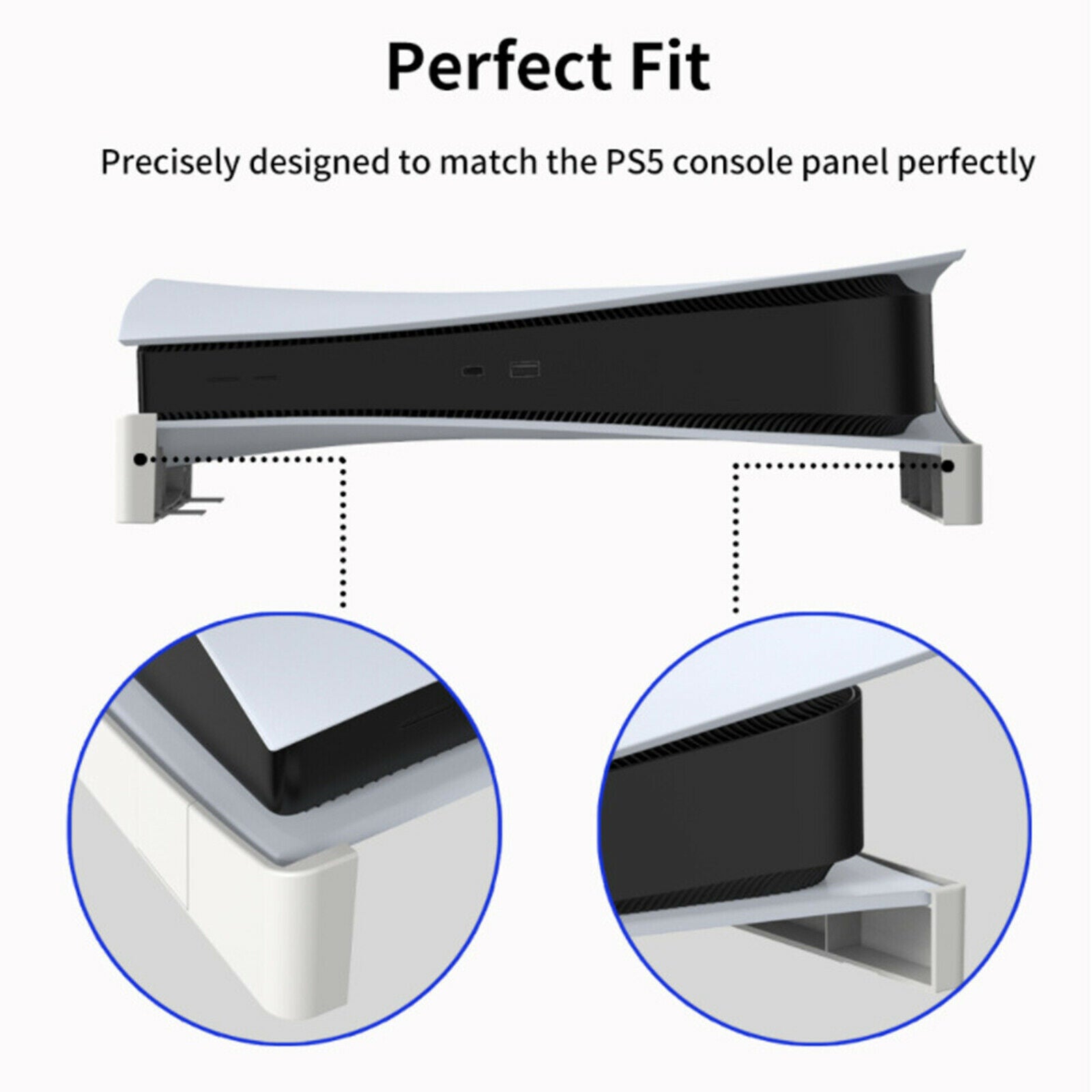 Horizontal Display Stand Easy Install Perfect Fit Stable Storage for PS5