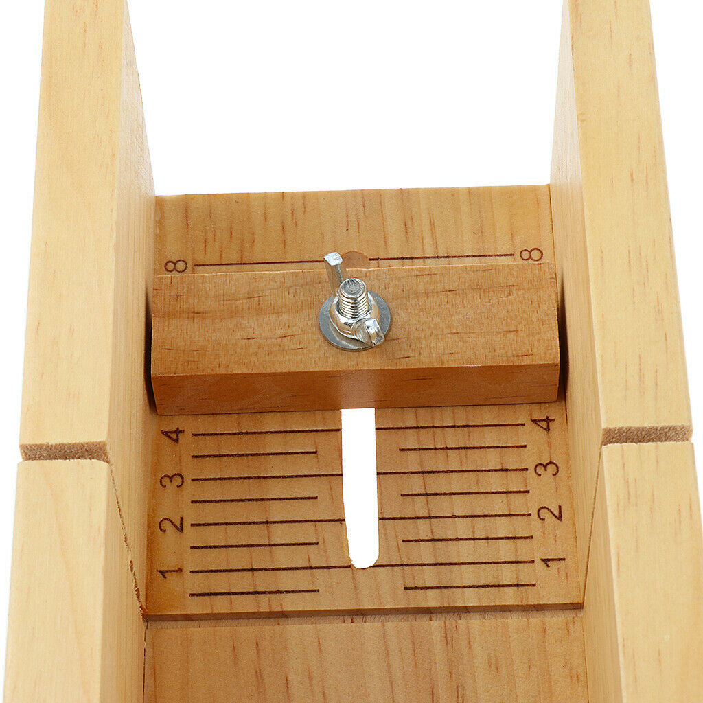Precision Pine Wood Loaf Soap Cutter Molds Mould Cutting Slicer DIY Case
