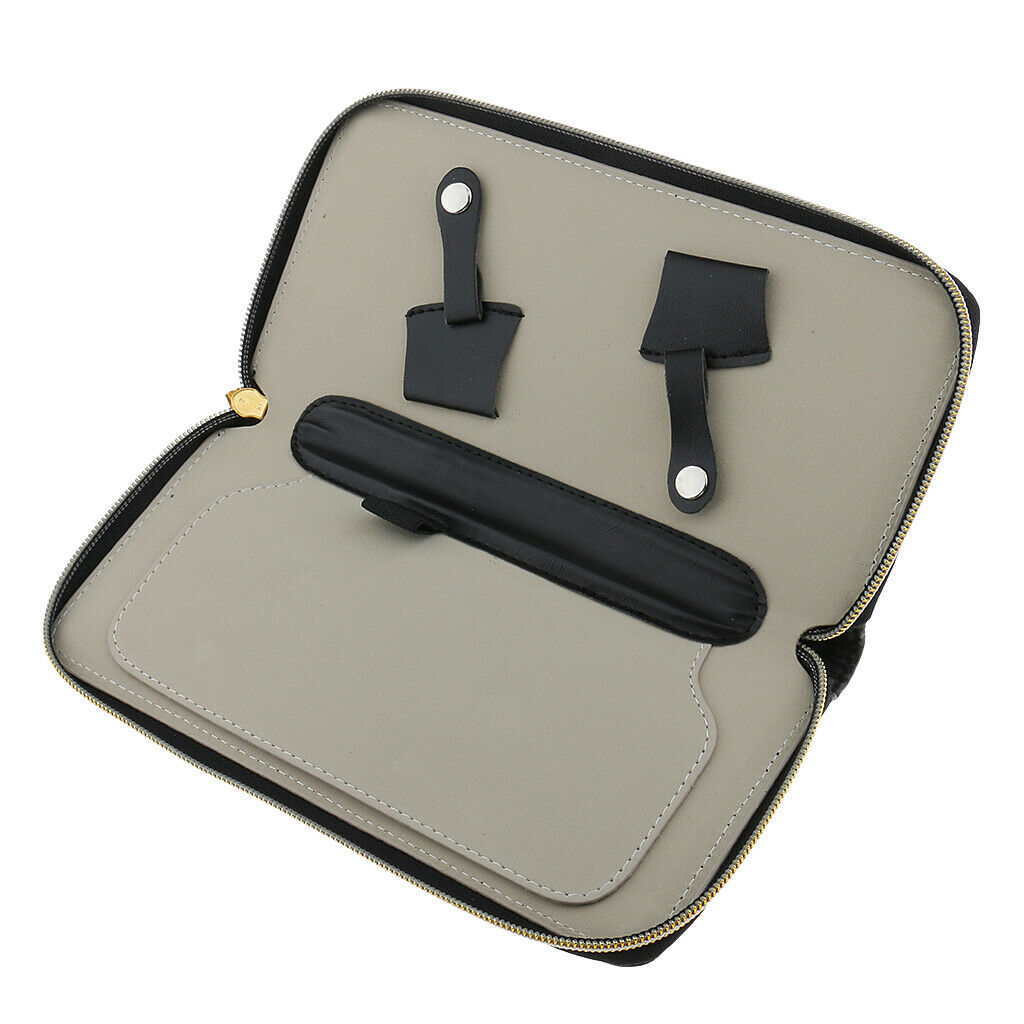 Leather Hair Scissors Shears Combs Bag Hairdressing Tool Pouch Holster Case