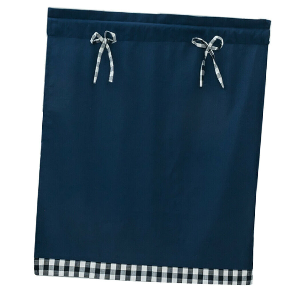 Set of 2, Decorative Kitchen Curtains Set Blackout Window Drapes Plain Color