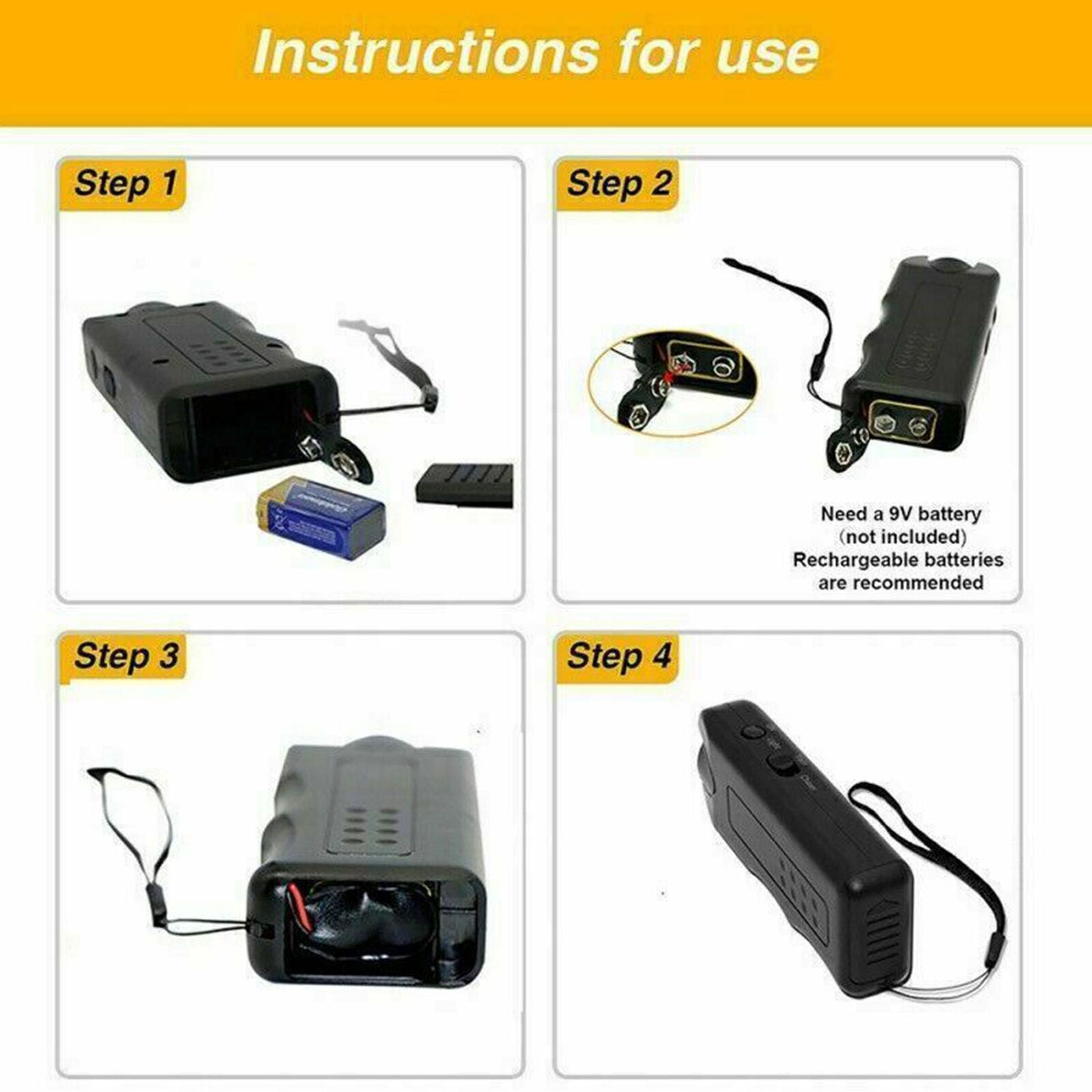Ultrasonic Anti Dog Barking Pet Trainer LED Light Gentle Chaser Petgentle Device