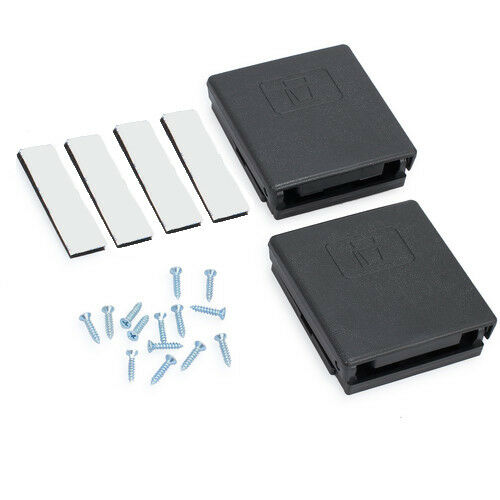 1 Pair Vertical Style Screw in Home Wall Folding Flat 75mm Cup Holder Save Space