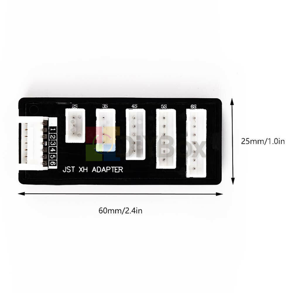 Pro 2S-6S JST HX Adapter Board Balance Charger Expansion For RC Lipo Charging