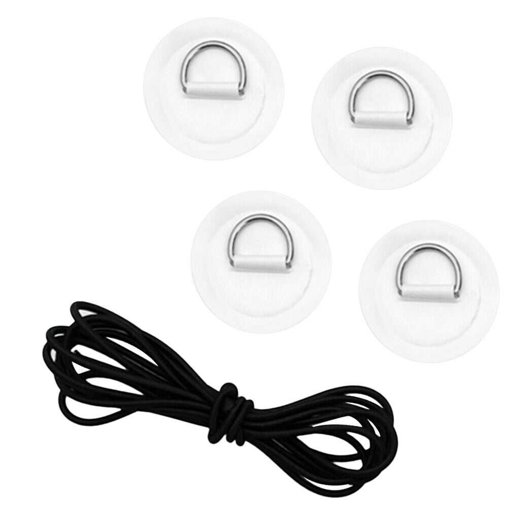 Inflatable Boat Stand Up Paddleboard   Bungee Cord Deck Rigging Kit White