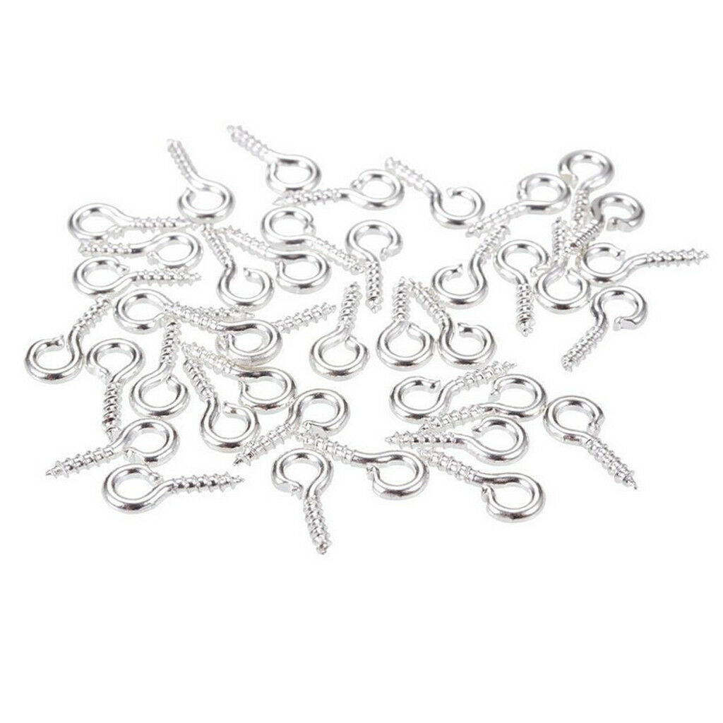 800pcs Mix color screw thread Sheep Eyes Screws Beaded Pendant Accessories