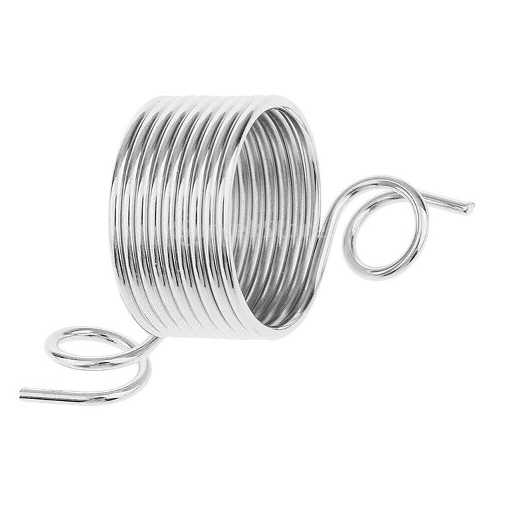 2Pack Nickel Plated Wire Thread Braiding Guide Craft Supply Knit Thimble