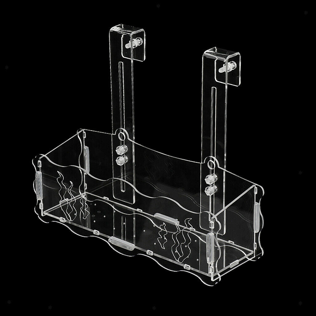 Red Shrimp Aquarium Fish Tank Aquatic Acrylic Pot Plant Cup Holder Aquarium