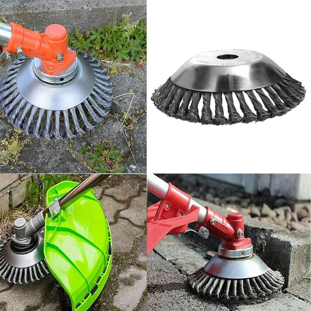 Grass Steel Wire Trimmer Head Grass Cleaning Lawn Mower Parts Access 6inch