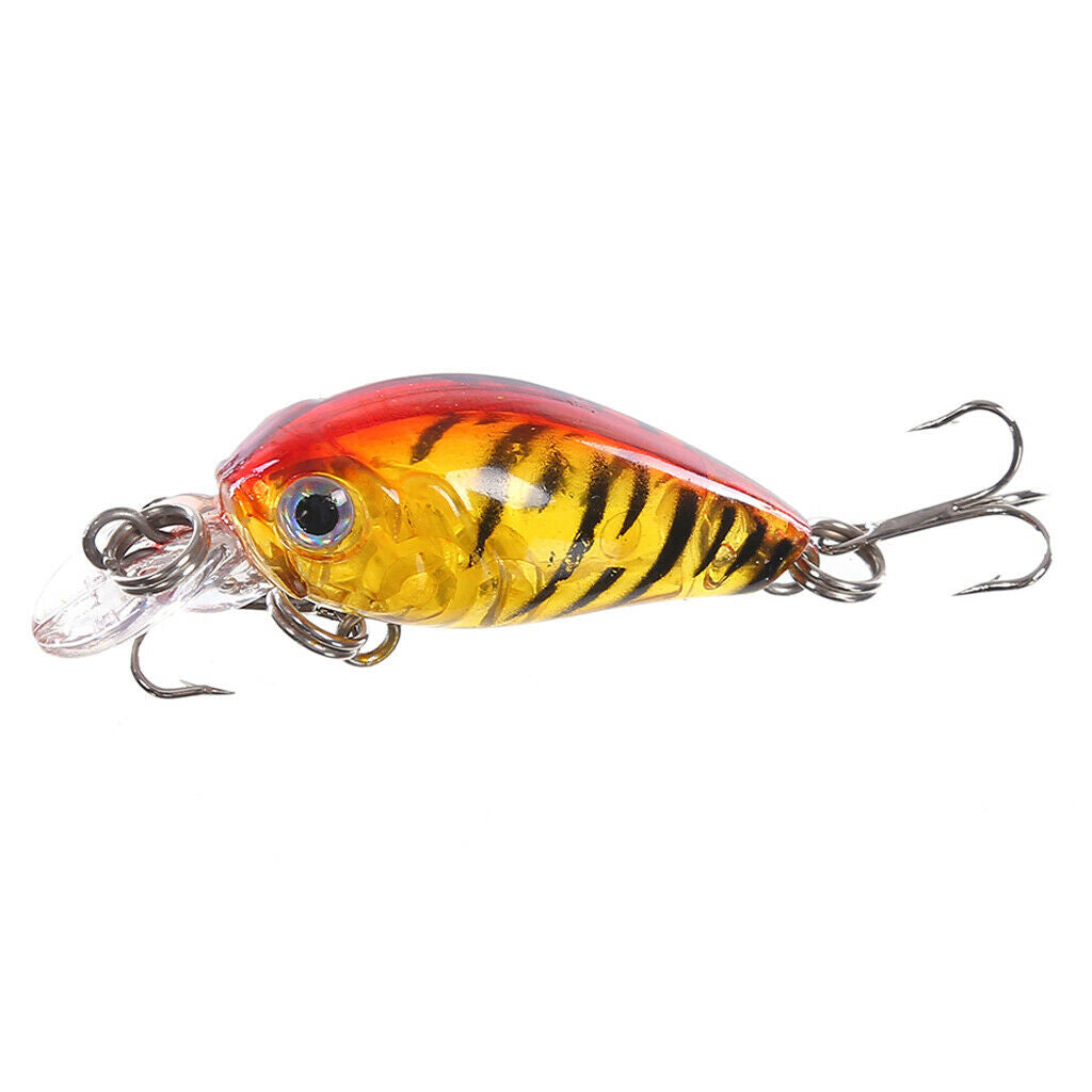 19pcs Artificial Bionic Fishing Lure Crankbait Minnow Hard Fishing Lure Hook