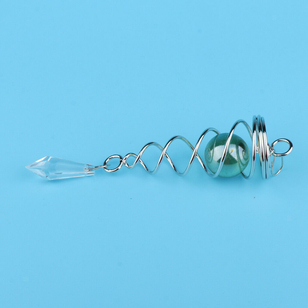 3PCS Crystal Spiral Twisters Wind Twisters Spinner Indoor Outdoor