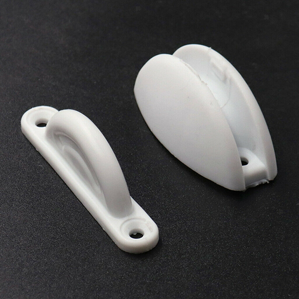 Door Catch Stop Stopper Holder Cabinet Cupboard RV Caravan Trailer White