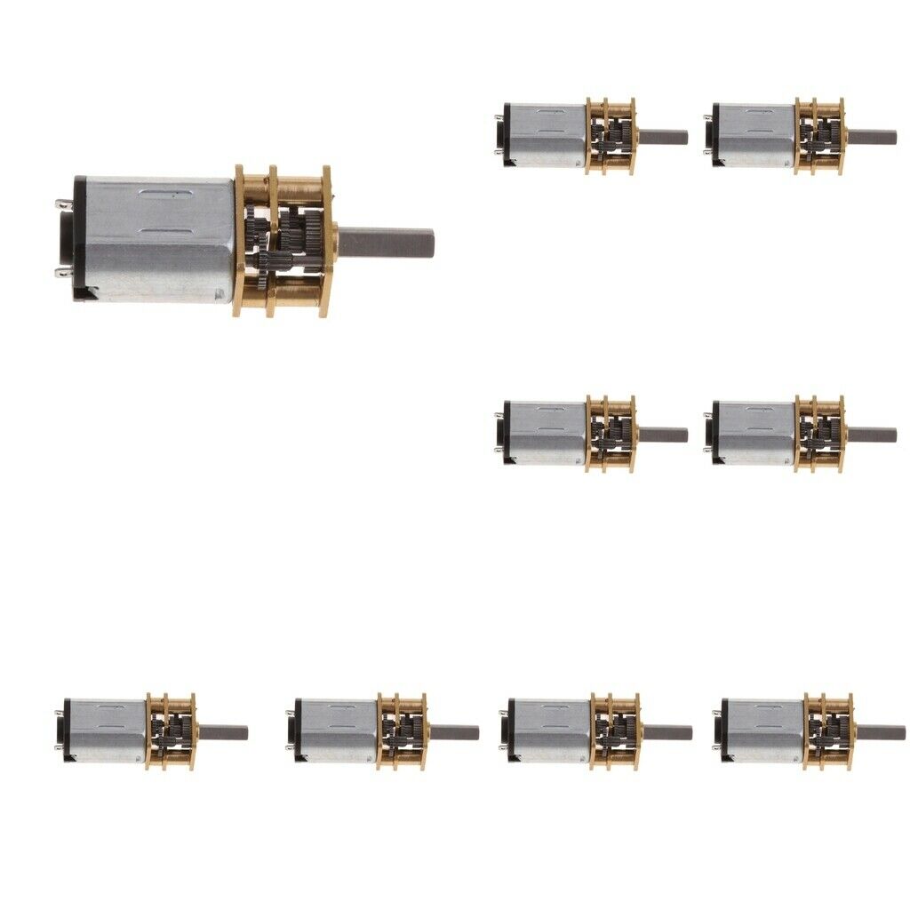 N20 Micro Speed Reduction Gear Motor 6V Electric Motors with   Wheel