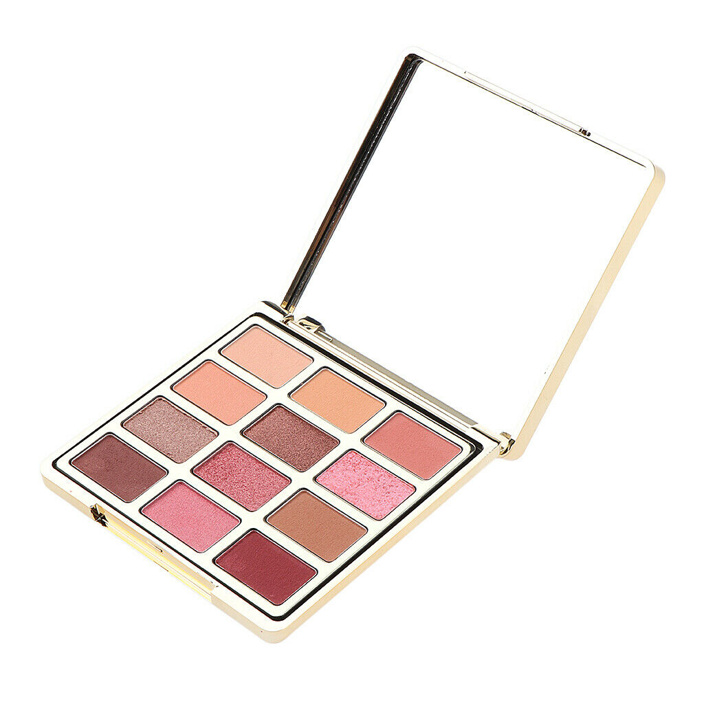 12 Colors Shimmer and Matte Eyeshadow Palette Makeup Visions Pink Starries