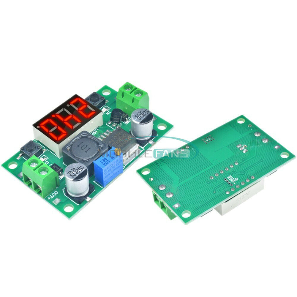 LM2596 DC Step Down Converter Module Voltage Regulator Red Display Voltmeter LED