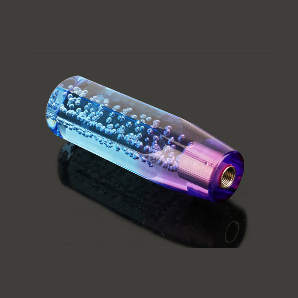 Car Manual Shift Knob Gear Shifter Head Knob Stick Crystal Transparent Bubble