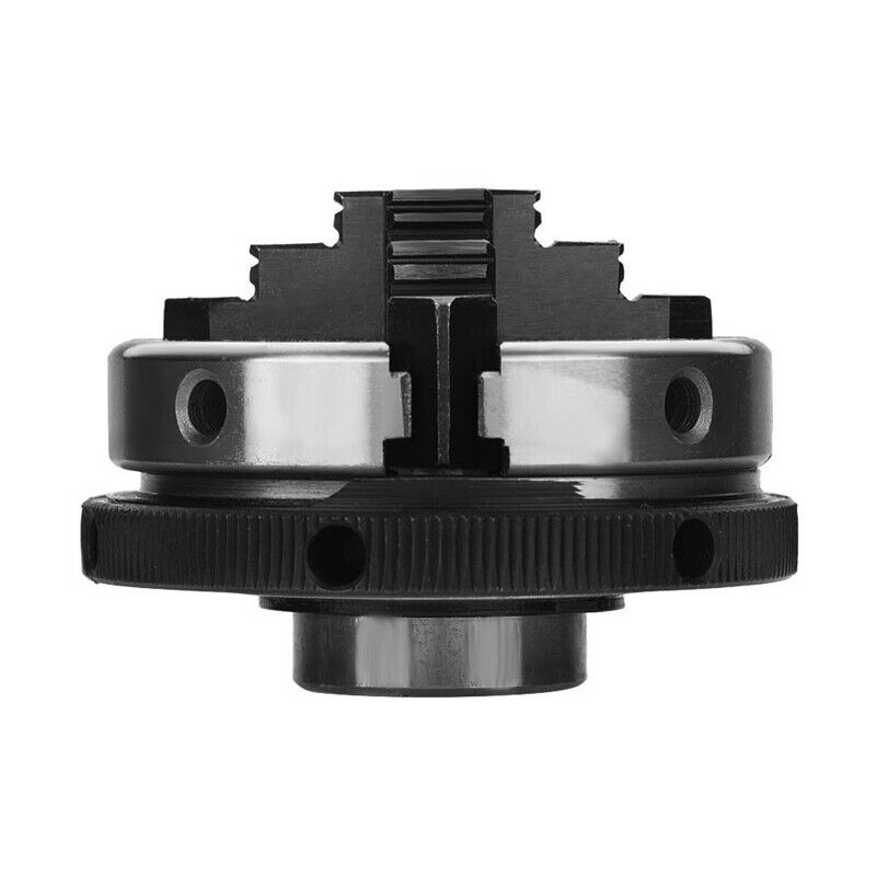 K02-63 Manual Self-Cente DIY Metal Wood Lathe Chuck Woodworking Parts Tool F8VV5