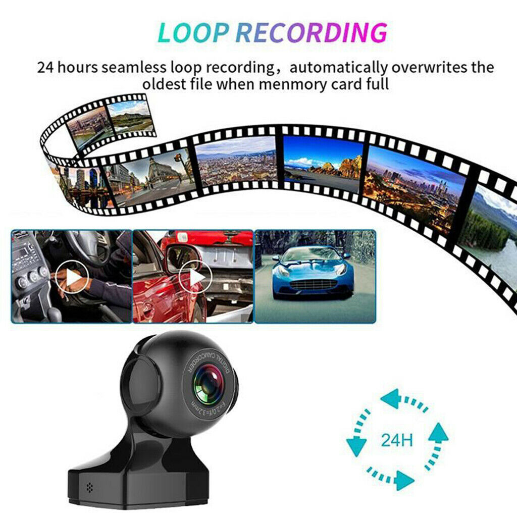 1080P HD Car DVR Dash Cam Driving Recorder G-Sensor Loop Recording WIFI